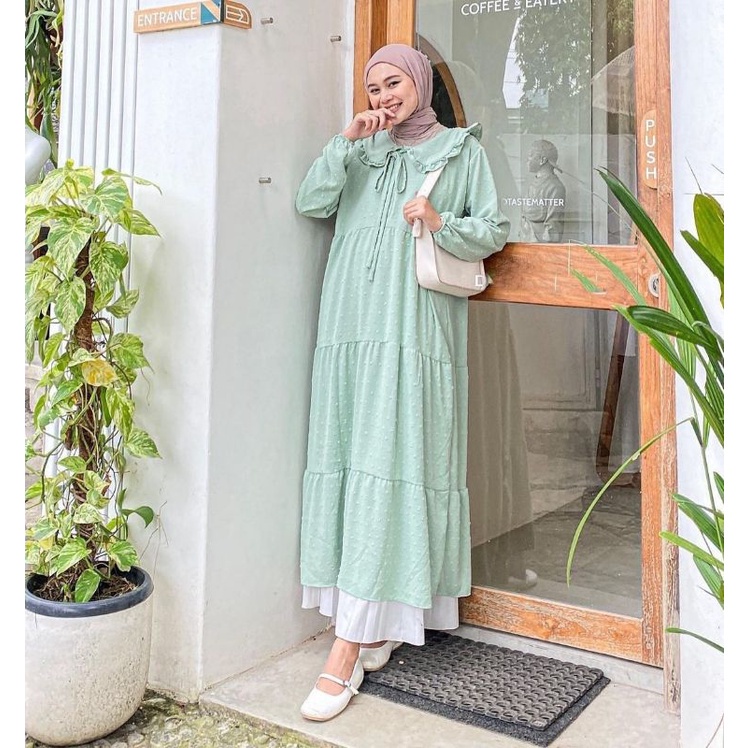 MIDI DRESS URAGIRI TERBARU / MIDI URAGIRI / MIDI DRESS AIRFLOW URAGIRI