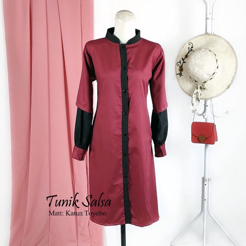 BAJU MUSLIM MODEL TUNIK / DRESS CANTIK / TUNIK SALSA