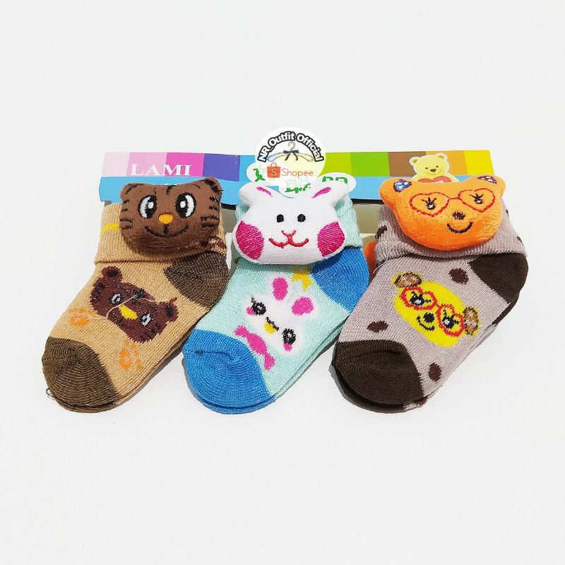 Kaos Kaki Baby Bayi Anak Balita Karakter Lucu NR_Outfit Official COD