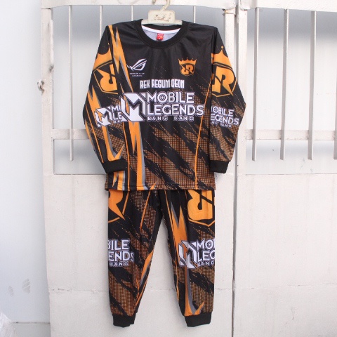 Free fire setelan baju tidur piyama anak free fire full printing