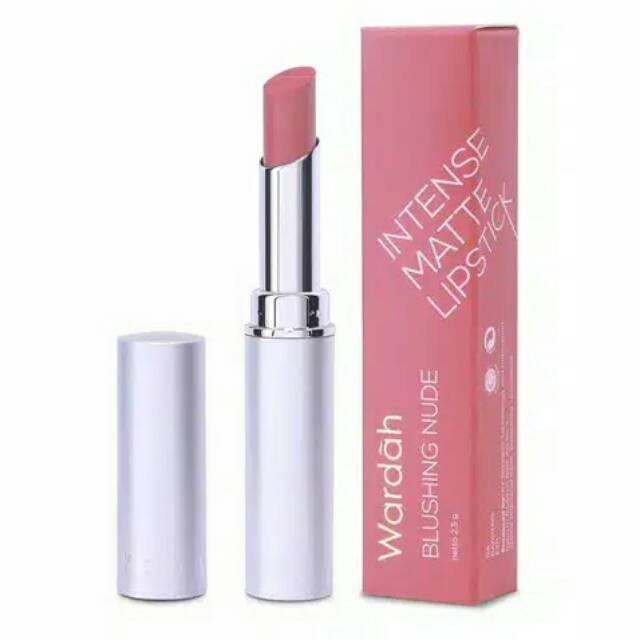 Wardah Intense Matte Lipstik 02 Blushing Nude