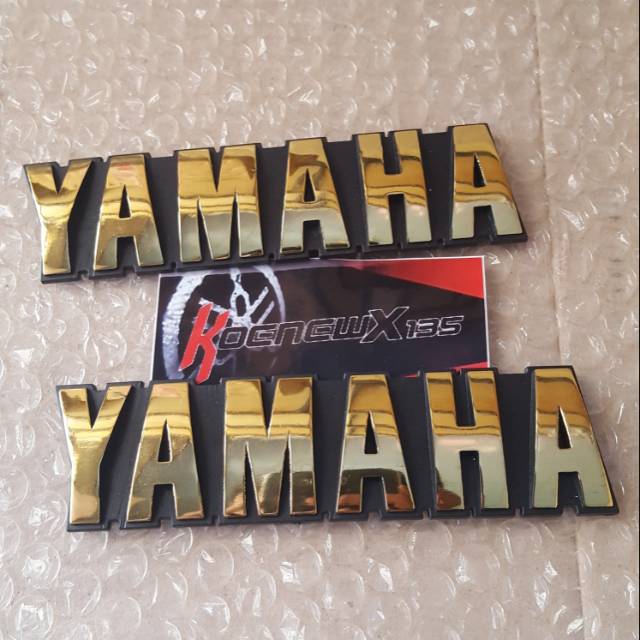 EMBLEM YAMAHA TANGKI RX KING SEPASANG