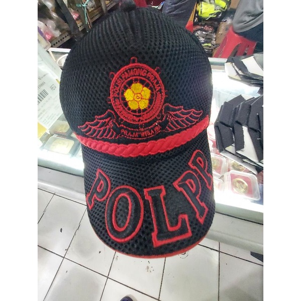 TOPI POL PP HITAM