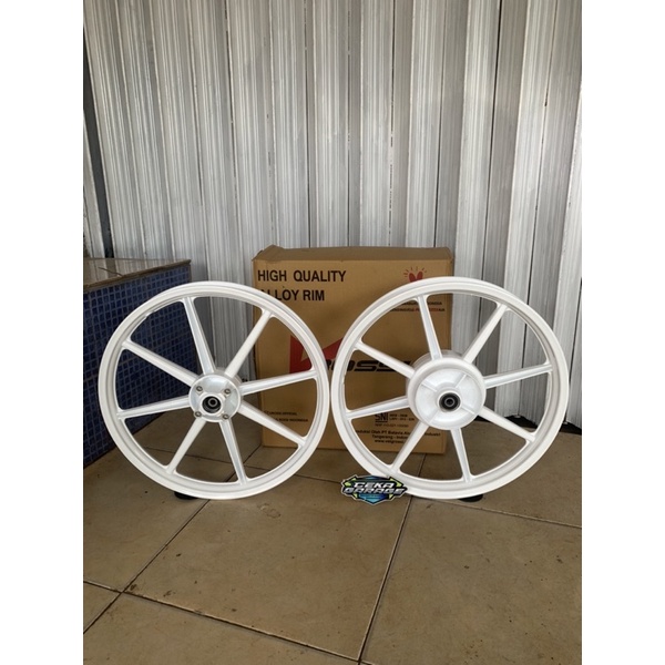 Velg vrossi palang 8 ring 17 putih pnp jupiter f1zr mx vega rx king-velg vrossi P8 putih jupiter f1z