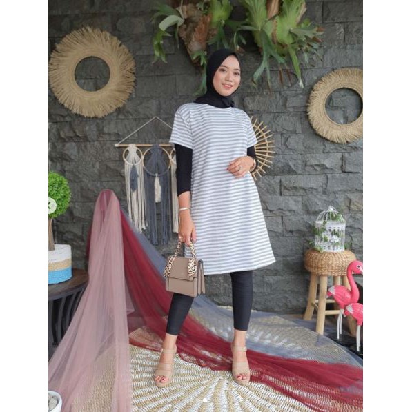 DRESS LEMONE SALUR / BAJU TIDUR