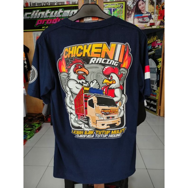 kaos Truk kaos trek kaos truck kaos chiken racing ayam balap