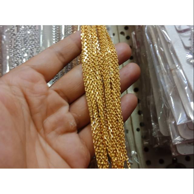 Rantai kalung Mewah Lapis Emas Medan