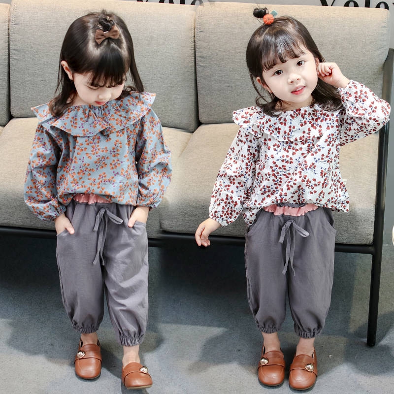 Vaolarbaby 2pcs set Kaos T Shirt Lengan Panjang Celana Vaolarbaby 2pcs set Kaos T Shirt Lengan Panjang Celana