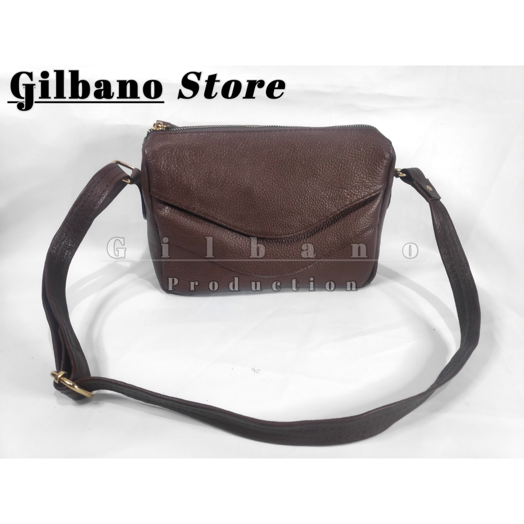 [SIZE XL] TAS SELEMPANG WANITA/TAS KULIT SAPI ASLI UNTUK WANITA