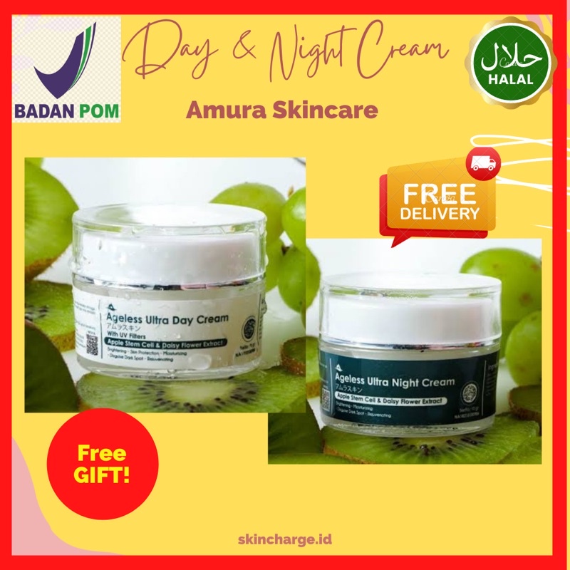 AMURA SKINCARE : SERUM AMURA SKINCARE Day & Night Cream Toner Facial Wash | Amura Expert Serum 100% 