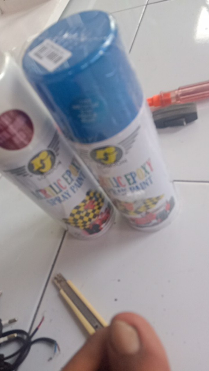 Rj London 400 Cc  Ctm Honda Red (1101) Spray Paint, Cat Semprot