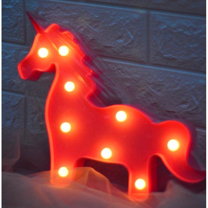 LAMPU TIDUR BERBENTUK KARAKTER UNICORN