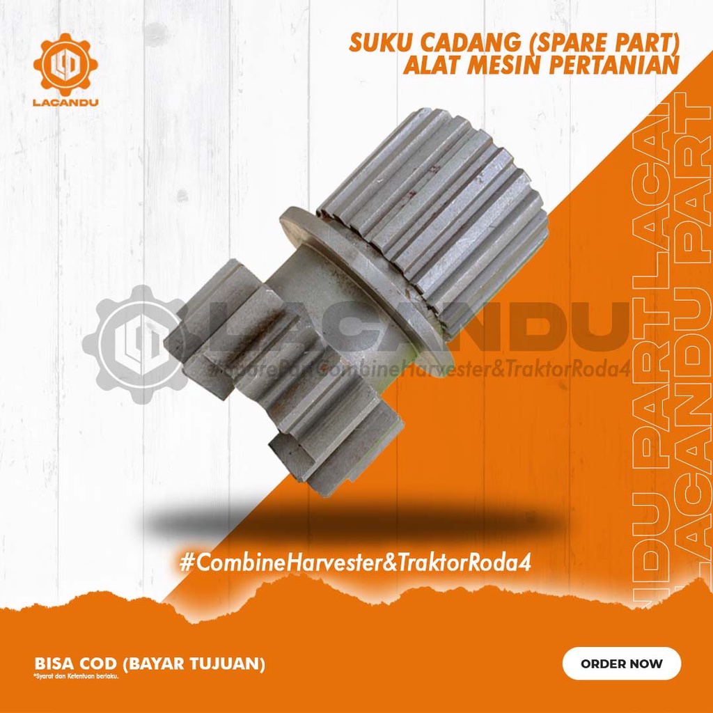 T GEAR STEERING / GIGI BELOK TANIKAYA UNTUK COMBINE HANVESTER LACANDU PART