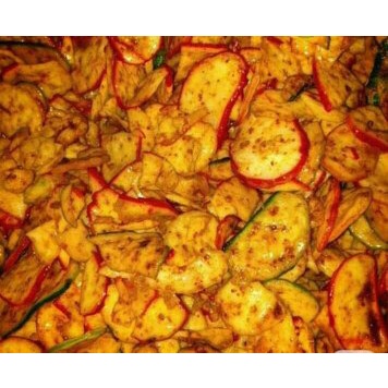 SEBLAK KRUPUK BAWANG/ KRUPUK JABLAY PEDAS EXTRA DAUN JERUK ISI 1KG