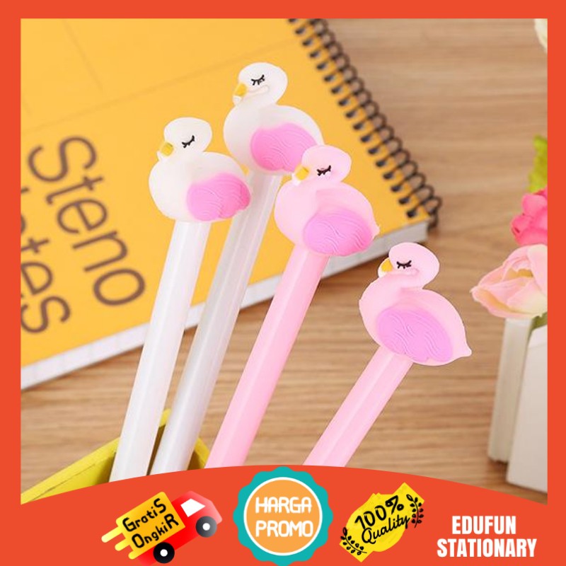 

Pena Unik Lucu Model Burung Flamingo / Pulpen Flamingo