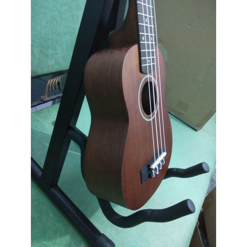 Ukulele Soprano Merk Cowboy Original Tipe Uk-21 NS Warna Coklat Bonus Tas Senar Pick Jakarta Murah