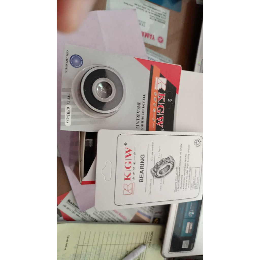 LAHER BEARING 6301 2RS KAGAWA DIJUAL PER DUS ISI 10PC