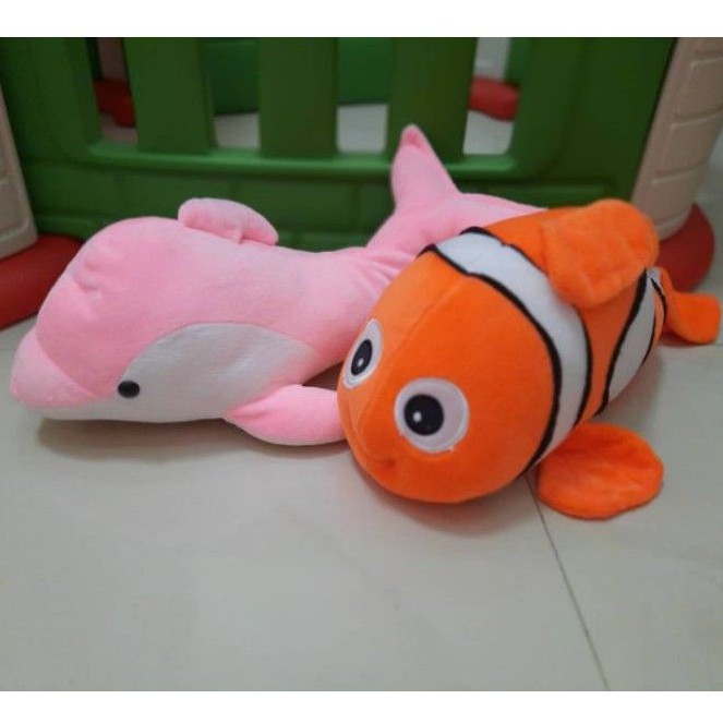 Boneka Binatang Hewan Ikan Lumba Lumba Dolphin Finding Nemo Besar Lucu Murah Bagus