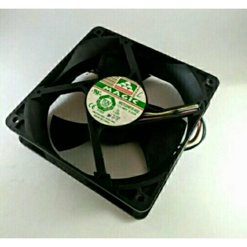 Kipas Fan DC 48V - 0.22A  12cm merek magic mantap pakai lahat