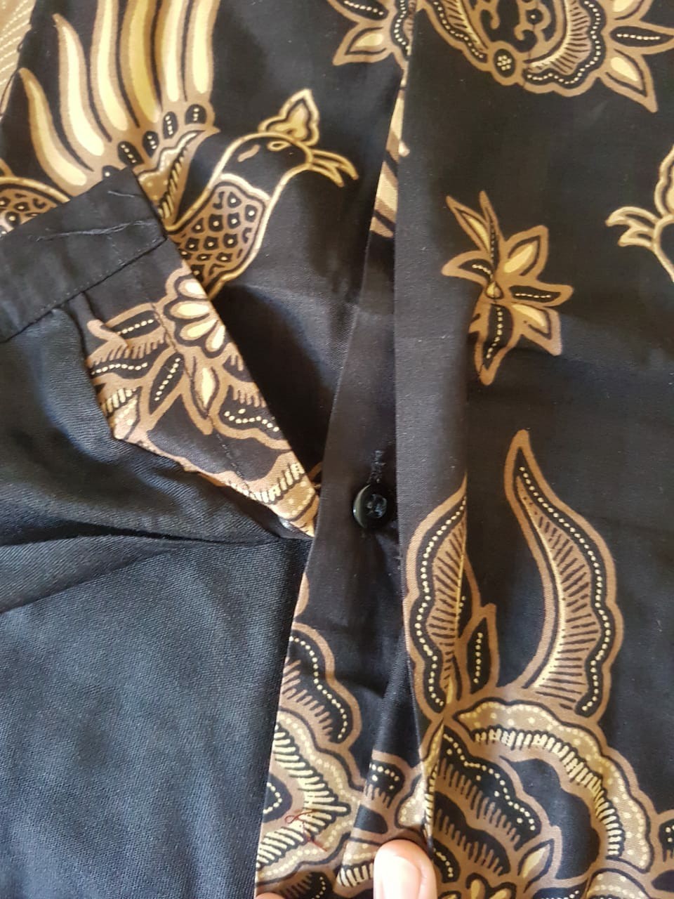 Kemeja Batik Prabu Bahan Katun Baturaden Reguler Fit A589