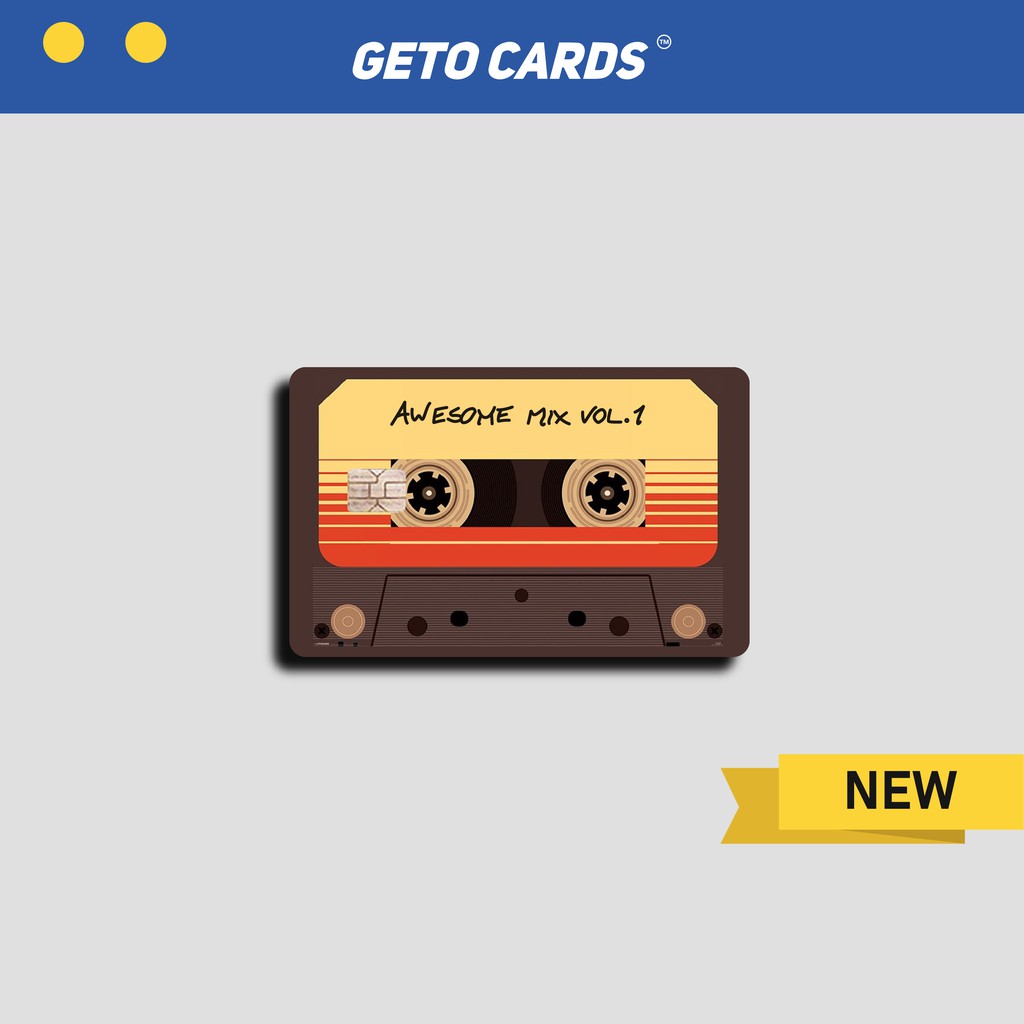 Awesome Mixtape Vol 1 | GETO CARDS ( Skin / Sticker kartu ATM )