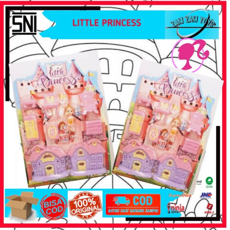 MAINAN ANAK BONEKA PUTRI KECIL BERBIE | LITTLE PRINCESS SET