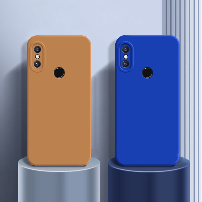 SILIKON CAIR ASLI RESMI CASE XIAOMI REDMI NOTE 9 8 7 5 PRO MAX 9S COVER TAHAN GUNCANGAN SOFTCASE CASING