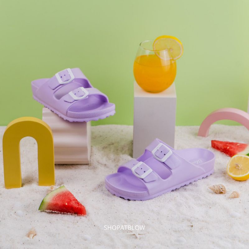 sandal Eva ban 2 cewek sendal wanita terbaru sandal jely karet