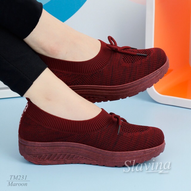 Sepatu wedges Slavina Lovia TM231