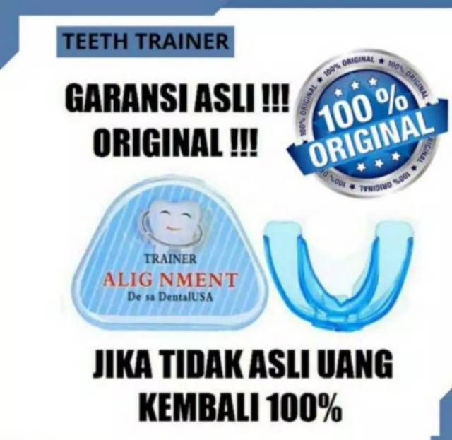 Teeth Trainer Original - Behel Lepas Pasang - Behel Ajaib - Termurah