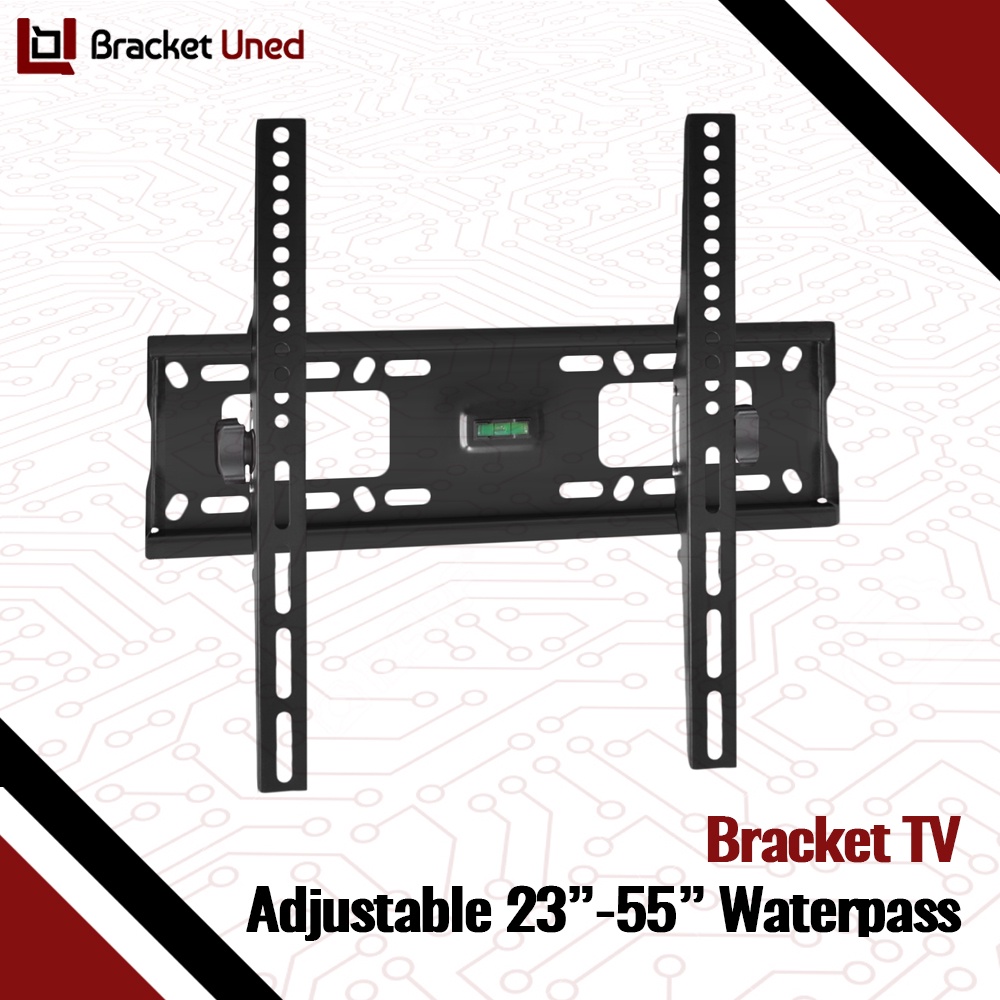 Bracket Braket Breket TV LED LCD Plasma 23 - 55 Inch Adjustable 22 - 55 Inch Slim Fixed Waterpass