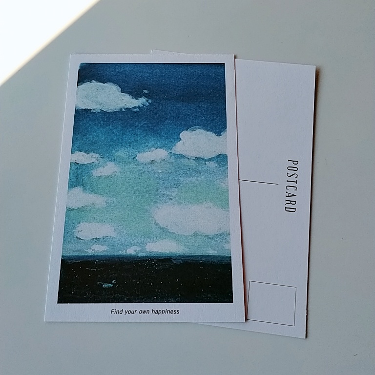 

BLUE MERMAID Scenery Edition Postcard / Kartu Pos Ilustrasi