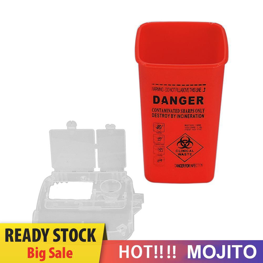 MOJITO Sharps Container Bin Medical Biohazard Piercing Needles Tattoo Waste Box