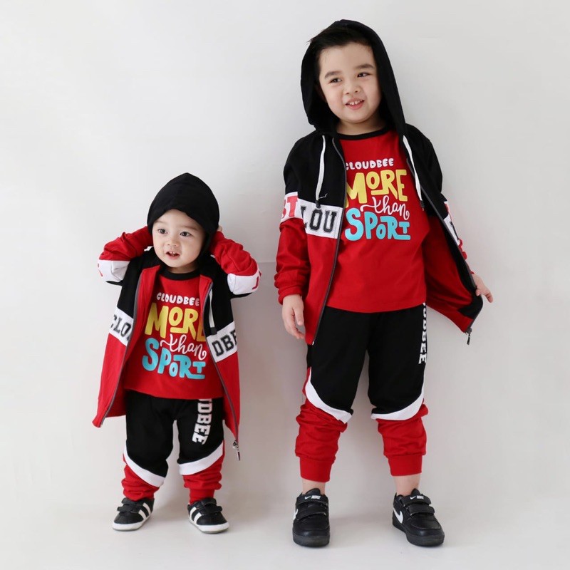 Setelan Anak Jaket Hoodie Cloudbee