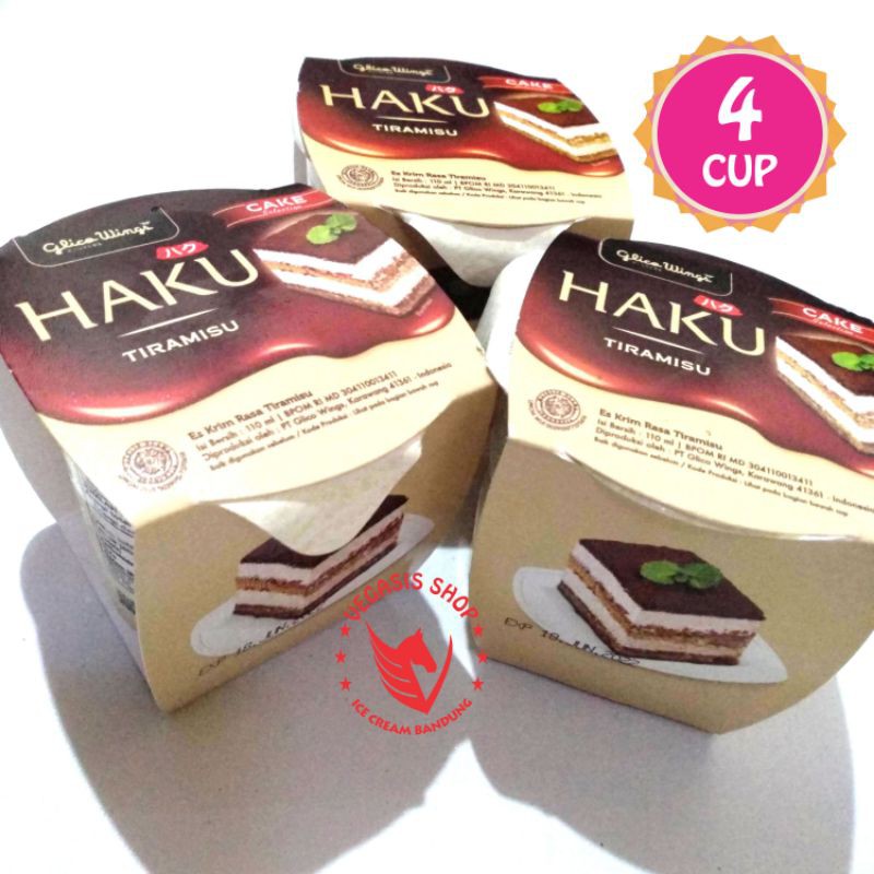 Es Krim Tiramisu Cake Selection 4 Cup Bandung Shopee Indonesia