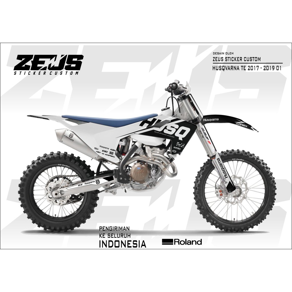 Decal Sticker - Stiker Dekal Husqvarna Fe 2017 - 2019 01