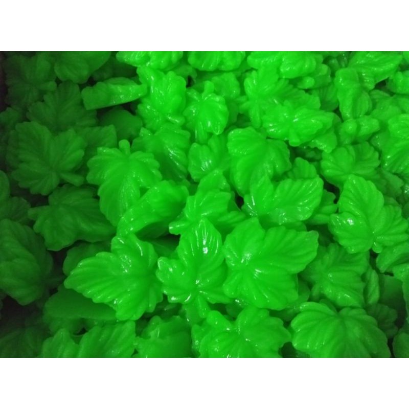 

Jelly daun hijau besar