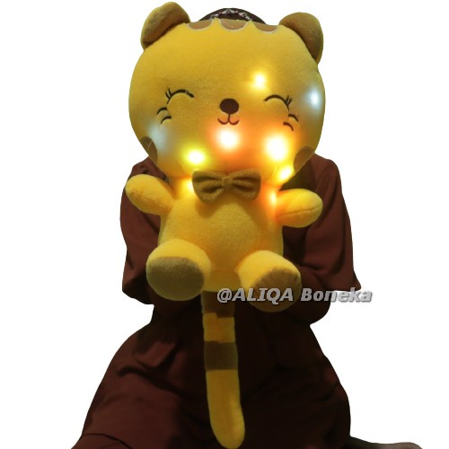 boneka kucing cantik XL gratis lampu ledermurah