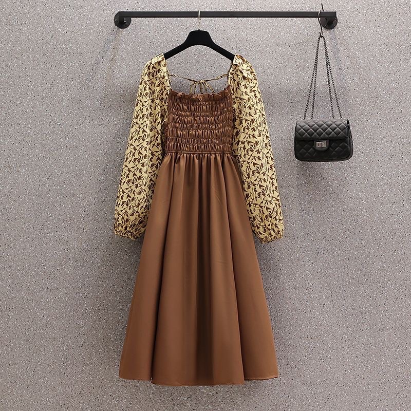 【BISA COD】DRESS MIDI LENGAN BATIK M213