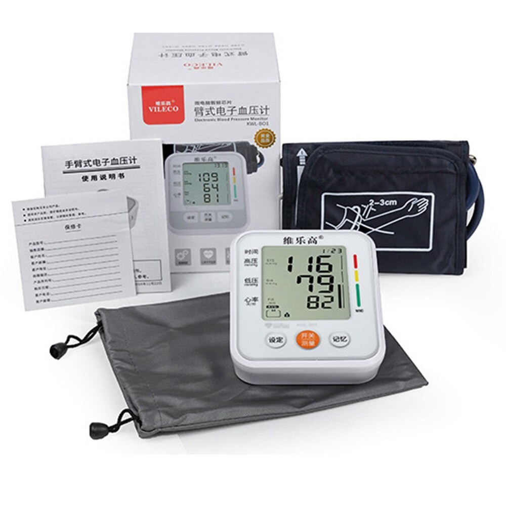 Pengukur Tekanan Darah Electronic Sphygmomanometer JZIKI White