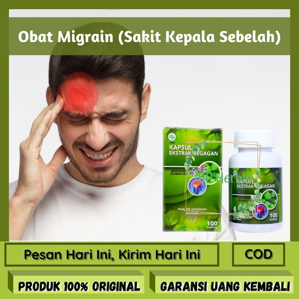 Jual Obat Migrain Sakit Kepala Sebelah Mata Berkunang Kunang Nyeri