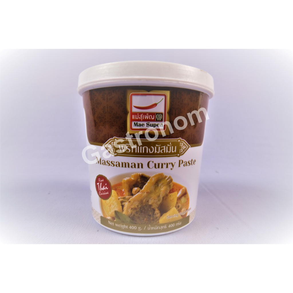 

Massaman Curry Paste (Tube) Mae Supen 400 gr / Bumbu Kari Massaman