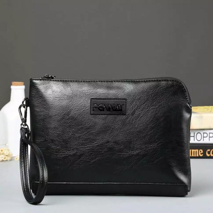 Tas Tangan Kulit Pria Import V7770 Fashion Pria Cluth Bag Men Pennay