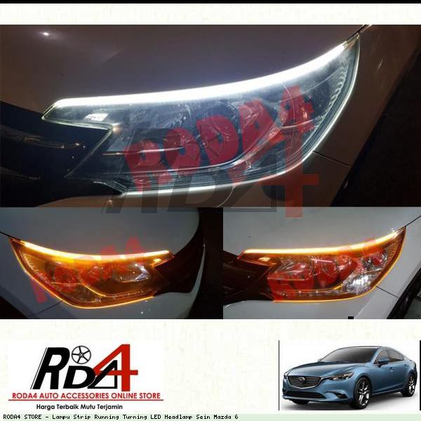 Lampu Strip Running Turning LED Headlamp Sein Mazda 6