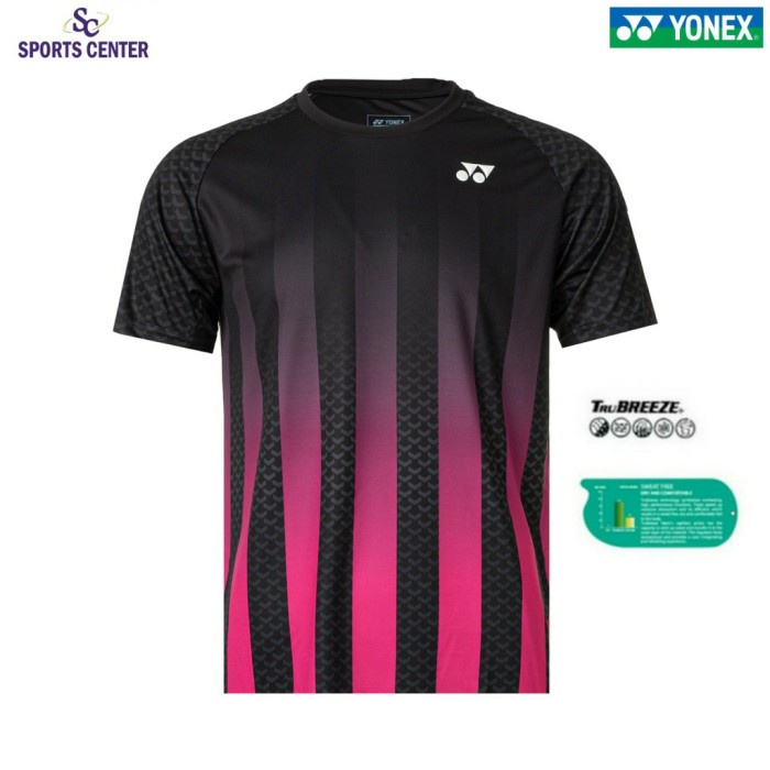 New Kaos  Jersey Yonex Minion Edition 1807 COC Jet Black - S