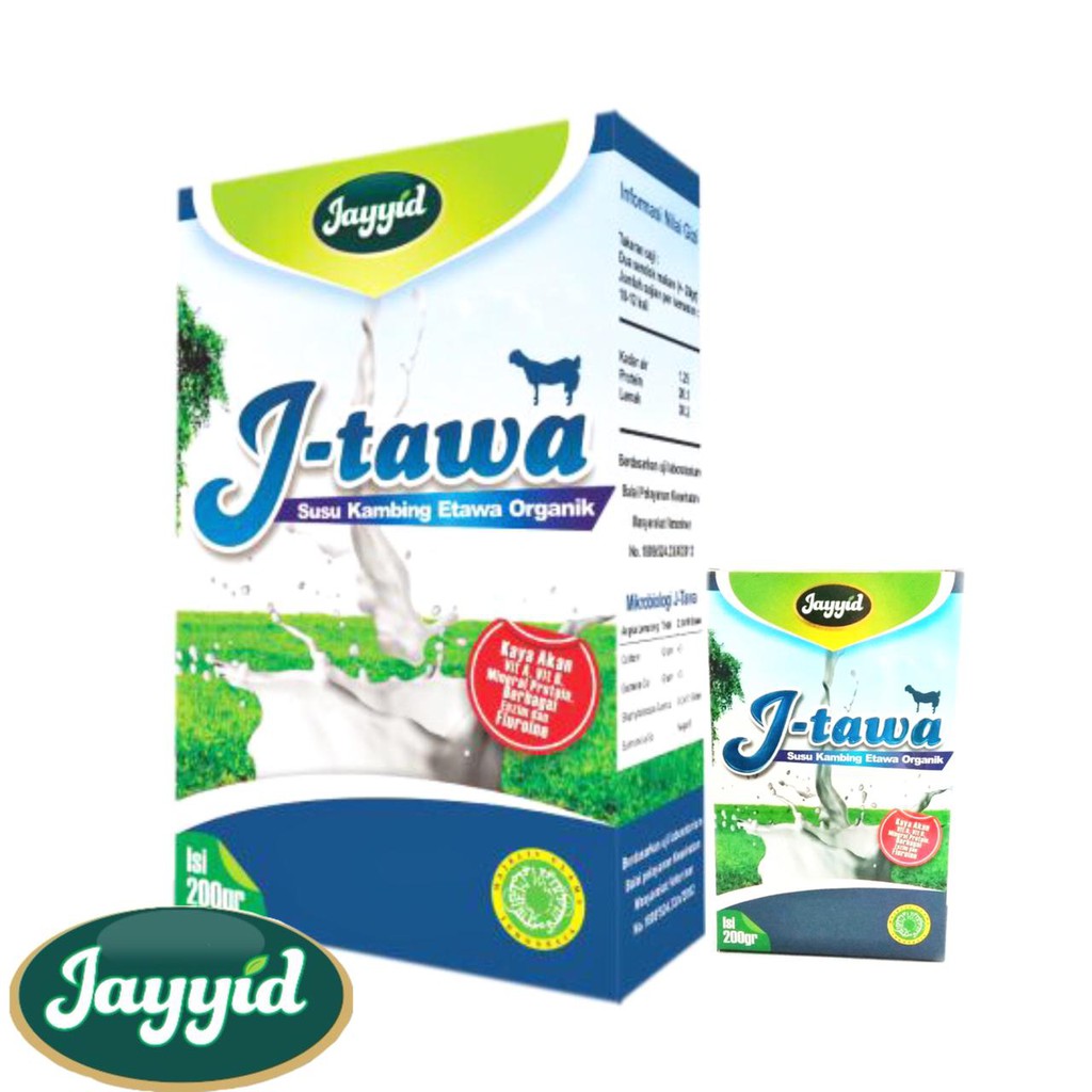 

Susu Kambing Etawa Pengemuk Badan Tidak Amis Original Bubuk 200 Gr J-Tawa Jayyid
