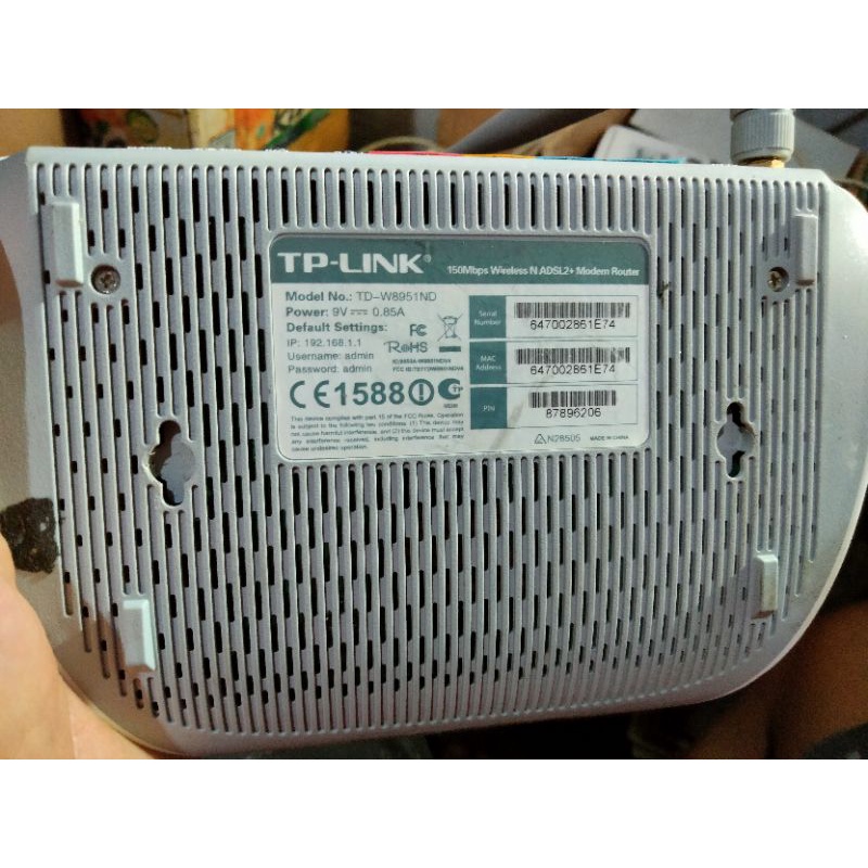 TP-LINK TD W8951ND NORMAL bekas