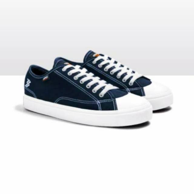 Sepatu Geoff Max Timeless Low Navy White STZ|Sepatu pria