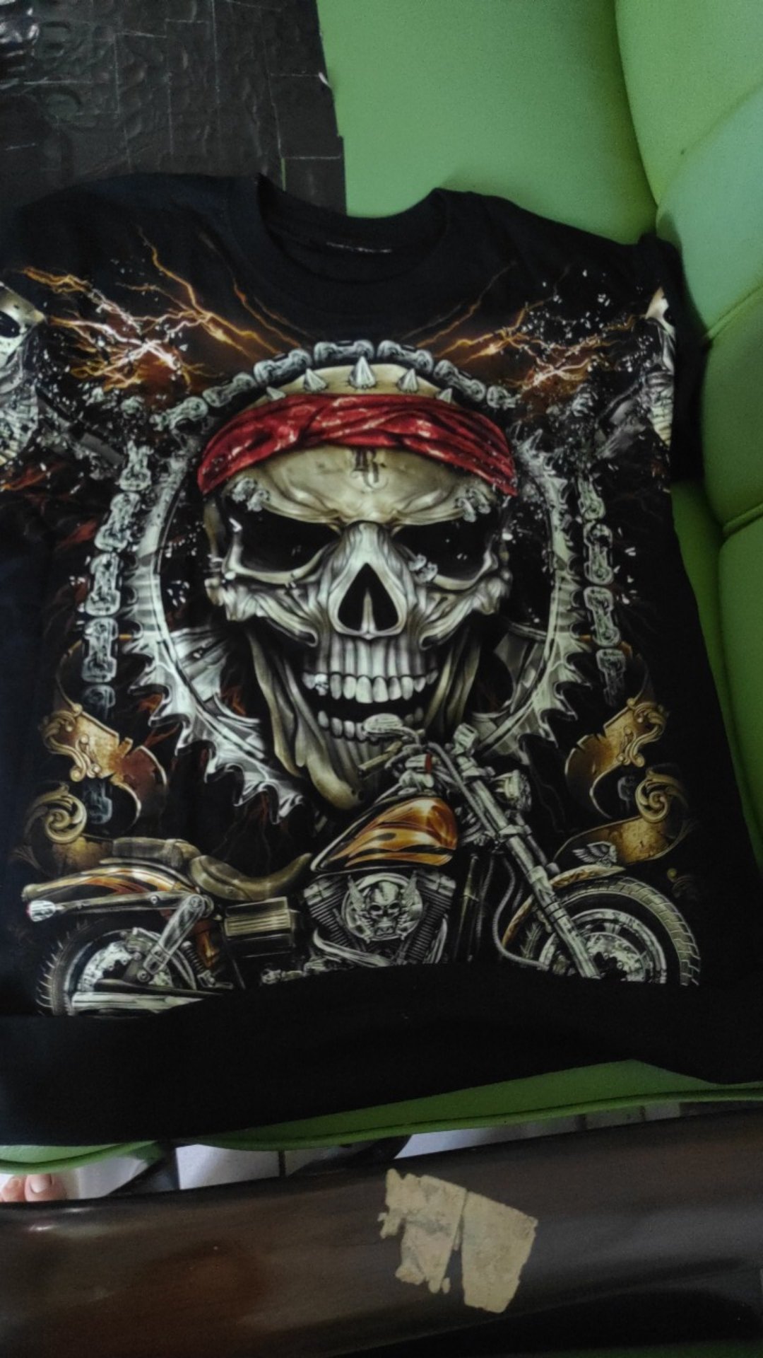 Kaos Glow In The Dark Cowok Kaos Metal Kaos Band Metal Baju Metal Kaos Hardcore Kaos Tengkorak Pria