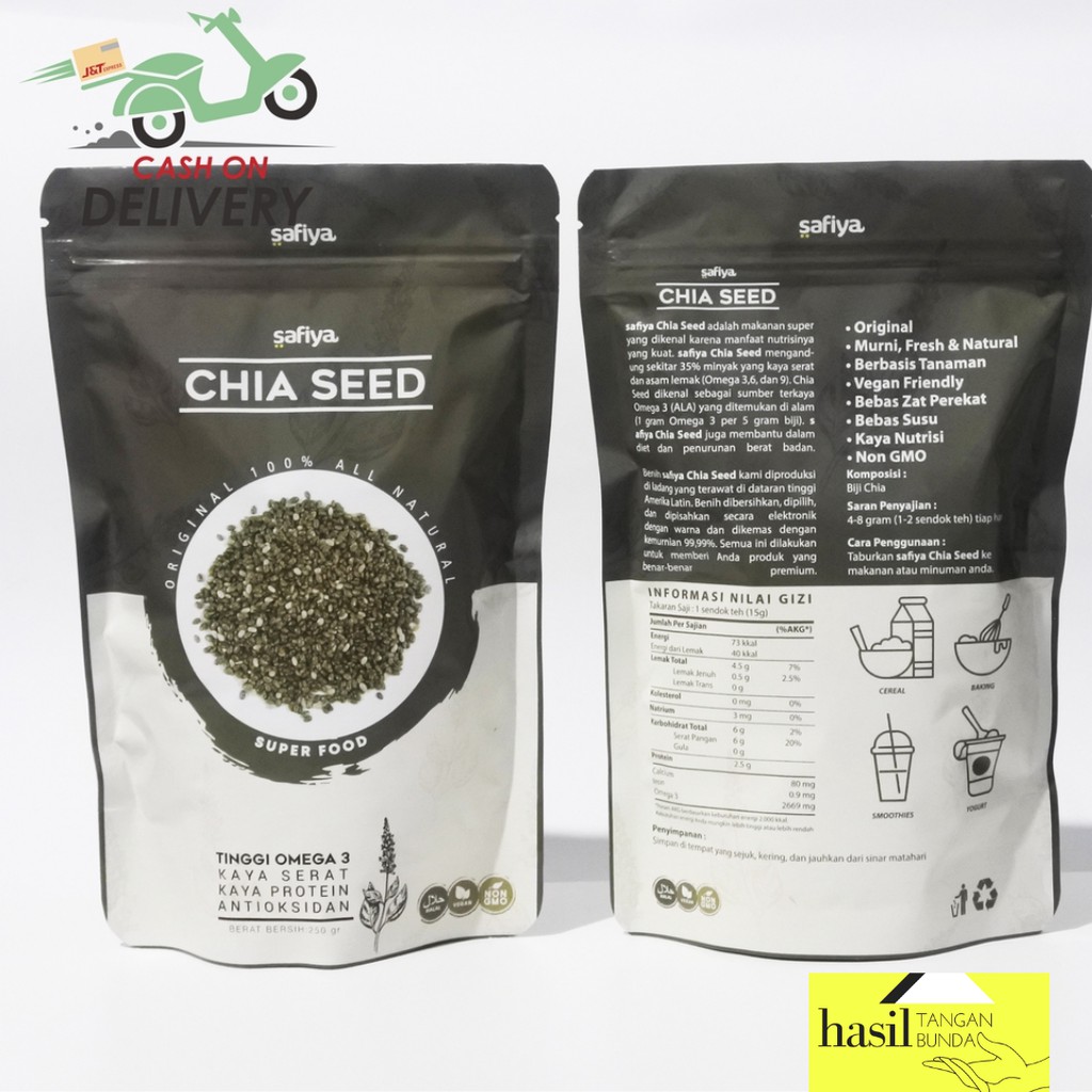 

Organic Black Chia Seed 250 gr Original Quality